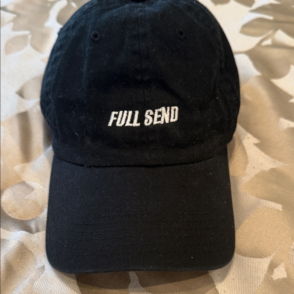 Full Send Black Cap